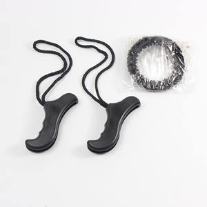 เลื่อยโซ่พกพาพร้อมด้ามจับพลาสติก 10 นิ้ว สีดำ เครื่องมือเอาตัวรอดสำหรับการตั้งแคมป์และการตัดไม้ - Product Image 2