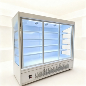 Refrigerador Vertical con Puerta de Vidrio para Bebidas de Tienda de Conveniencia, Sin Escarcha, Compresor, Enfriamiento Directo por Ventilador, Enfriador de Bebidas y <span class=keywords><strong>Cerveza</strong></span> - Product Image 2