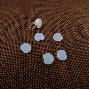 Bouchons d'oreilles en Silicone pour femmes, pièces, accessoires pour fabrication de bijoux - Product Image 2