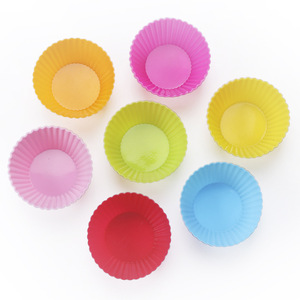 Tasse Mafen jetable en <span class=keywords><strong>silicone</strong></span> ronde, étoile, coeur carré, rose, 7cm, <span class=keywords><strong>moule</strong></span> à gâteau, <span class=keywords><strong>moule</strong></span> à tarte aux œufs - Product Image 2