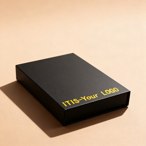 Thời Trang Hàng Đầu Độc Đáo <span class=keywords><strong>Grey</strong></span> Gấp Từ Trường Hợp Điện Thoại Tùy Chỉnh Cao-End Ít Hội Đồng Quản Trị Bao Bì Hộp Với Dập Nổi In Ấn - Product Image 3