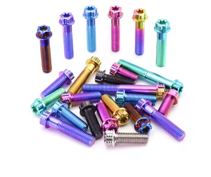 สลักเกลียวหกเหลี่ยมไทเทเนียมเกรด 5 ความแข็งแรงสูงสำหรับรถจักรยานยนต์ - Product Image 4