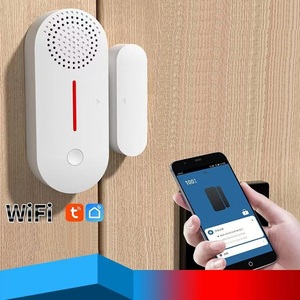 Tuya wifi từ cửa buzzer chống trộm cửa liên hệ với âm thanh báo động cho an ninh nhà ứng dụng kiểm soát vật liệu nhựa cho nhà để xe - Product Image 2