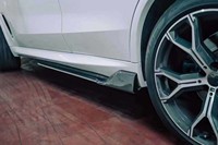Nouveaux kits de carrosserie en fibre de carbone de haute qualité G05 X5 Black Knight, lèvre avant, grille d'aération, diffuseur, spoiler, jupes de rétroviseurs latéraux pour