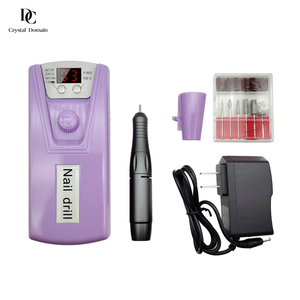 CRYSTALDOMAIN <span class=keywords><strong>Ponceuse</strong></span> à ongles électrique haute vitesse 35 000 tr/min pour manucure et pédicure, machine à ongles rechargeable pour l'élimination du gel - Product Image 1