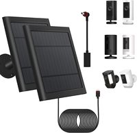 Caméras d'extérieur solaires IP65 (Blanc 1P) Spotlight Cam Plus/Pro Stick sans fil avec câble long de 3 m, étanches et résistantes à la poussière