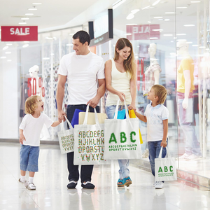 Borsa Tote in Tela con Logo Personalizzato Gratuita, 14x16 Pollici, Borsa in Tela per Sublimazione, Borse Riutilizzabili per <span class=keywords><strong>la</strong></span> <span class=keywords><strong>Spesa</strong></span>, per Ufficio, Mercato, Regalo - Product Image 2