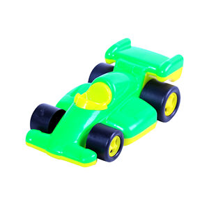 Coche de Juguete de Plástico Estilo Carreras para Niños, Vehículo de Fricción de Pista Rápida, Empaquetado en Malla - Product Image 1