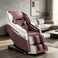 Chaise de massage électrique Shiatsu 3D de luxe, pliable et portable, en tissu, la plus populaire, à succès commercial