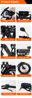 Vélo électrique VOMO X70 pour adultes, moteur électronique sans balais 250W, longue autonomie, cadre en aluminium, suspension intégrale, pneus larges