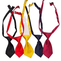 Assortiment mixte de nœuds papillon et cravates formels pour enfants en filament de polyester, emballage cadeau