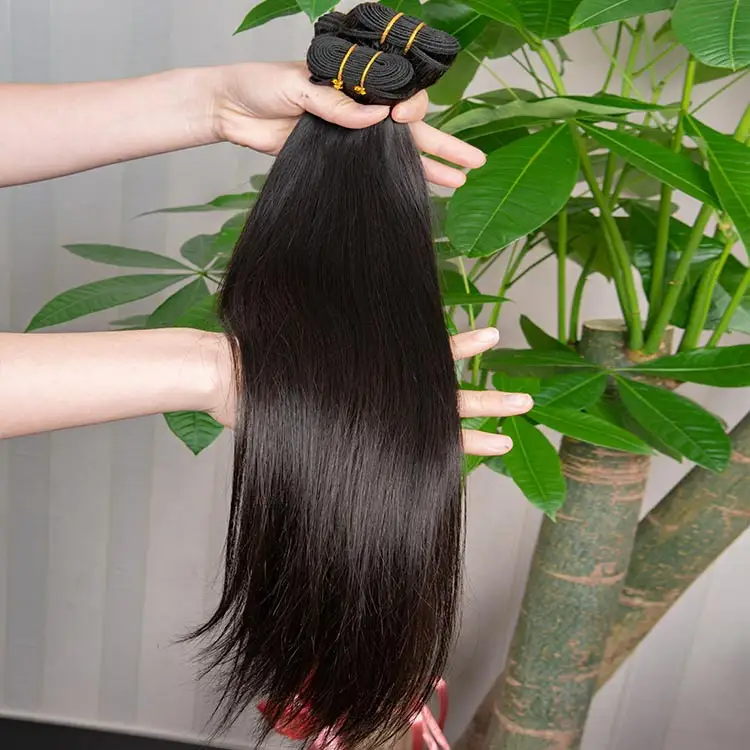 Raw Cuticle Aligned Indian Hair Unprocessed Bundles, Raw Virgin Indian Remy Silky Straight Hair Weave