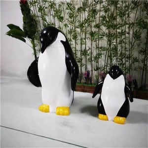 Cuộc sống tuyệt vời Kích thước sợi thủy tinh giáng sinh chim cánh cụt tượng với một loạt các lựa chọn màu sắc hấp dẫn - Product Image 2