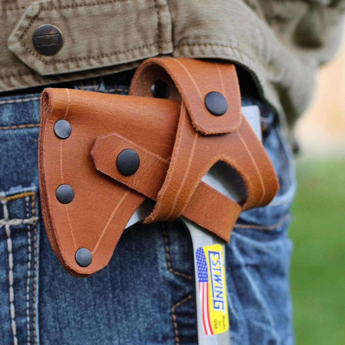 Fodero In Pelle Per Ascia Da Bosco ® | 715125 | 715125 - Foto 5