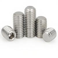 Vis sans tête à six pans creux M3-M16 en acier inoxydable 304, sur mesure, avec pointe conique, fixation OEM personnalisée