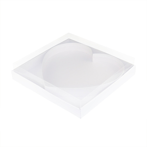 Herzförmige Geschenkbox aus Karton mit Klarsichtdeckel für Charcuterie, Grazing Food, Erdbeer-Geschenke und Süßigkeiten - Product Image 5