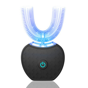 Cepillo <span class=keywords><strong>de</strong></span> <span class=keywords><strong>Dientes</strong></span> Eléctrico Sónico en Forma <span class=keywords><strong>de</strong></span> U 360°, Totalmente Automático, Blanqueador Dental, Resistente al Agua IPX7, 3 Modos, Batería <span class=keywords><strong>de</strong></span> 500 mAh, para Adultos, OEM, ODM - Product Image 2