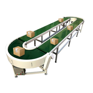 Convoyeur à bande courbe pour l'industrie agroalimentaire, bande certifiée PVC/FDA - Product Image 5