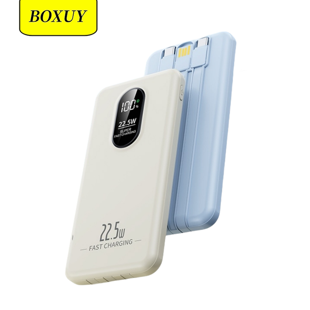 PD 22.5W Fast Power Bank 10000mah Mobile Charger LED Display Power Bank USB-C Output Fast Charging 10000mah Power Bank