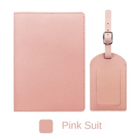 Étiquette de bagage en cuir PU imperméable, personnalisée, multicolore, pour carte d'embarquement, vente en gros d'usine