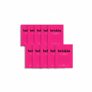 Briskin Real Fit Second Skin Radiance Facial Mask Sheet Good Quality 10- Piece Set - Product Image 2