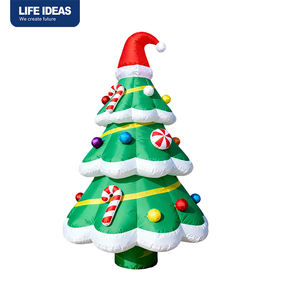 Bolas Inflables Navideñas de Cristal de Lujo con Logotipo Personalizado - Tamaño Grande de 12 cm, Bola de Luz LED Colgante para Exteriores, Equipo de Holograma - Product Image 6