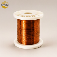 Fil de cuivre rouge émaillé de haute pureté, résistant aux réfrigérants, 1,2 mm, classe N 200°C, pour soudage de compresseurs de réfrigération hermétique