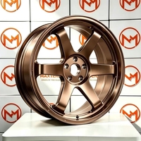 Maxtera Geschmiedete Custom TE37 Ultra M-Spec Style PKW-Felgen für BMW M2 M3 Porsche 911 GTR AMG Audi Supra Tesla Leichtmetallräder