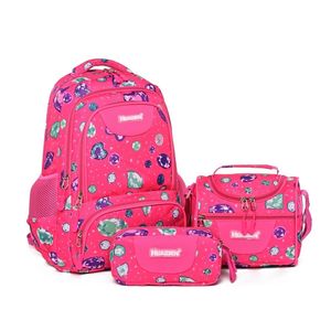 กระเป๋านักเรียนสำหรับเด็กความจุสูงชุด3ชิ้นพร้อมกล่องอาหารกลางวันกระเป๋าเป้สะพายหลังสำหรับนักเรียนออกแบบได้เอง - Product Image 5