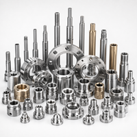 Özel Hassasiyetli Mil Konnektör Flanşı CNC İşleme Paslanmaz Çelik Alüminyum Torna Freze Parçaları Otomasyon için ±0.01mm