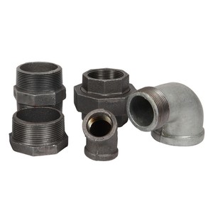 OEM NPT mạ kẽm dễ uốn gang chủ đề phụ kiện đường Ống chữa cháy giảm tốc khuỷu tay kết nối kẽm mạ xử lý bề mặt - Product Image 1