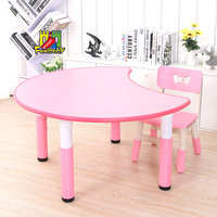 Ensemble table et chaise d'étude en plastique pour enfants Feelbaby, pour l'école et la chambre