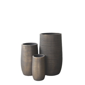 Vendita calda eco-friendly rotondo pentole di cemento per <span class=keywords><strong>piante</strong></span> succulente uso interno/esterno decorazione del giardino - Product Image 2