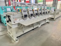 Machine à broder industrielle de haute qualité, 12 aiguilles, 6 têtes, personnalisable pour chapeaux, vêtements, chaussures, sacs, sweats à capuche, prix avantageux