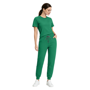 Tenue Médicale Personnalisée OEM Respirante Confortable et Tendance – Ensemble Pantalon Jogger Extensible pour Infirmière et Médecin 46002 - Product Image 5