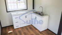 Suihe Modèle 0206 Luxe Portable Maison Pliable 20 pieds Petites Maisons Cabine Conteneur Extensible Maison Casas Prefabricadas Villa