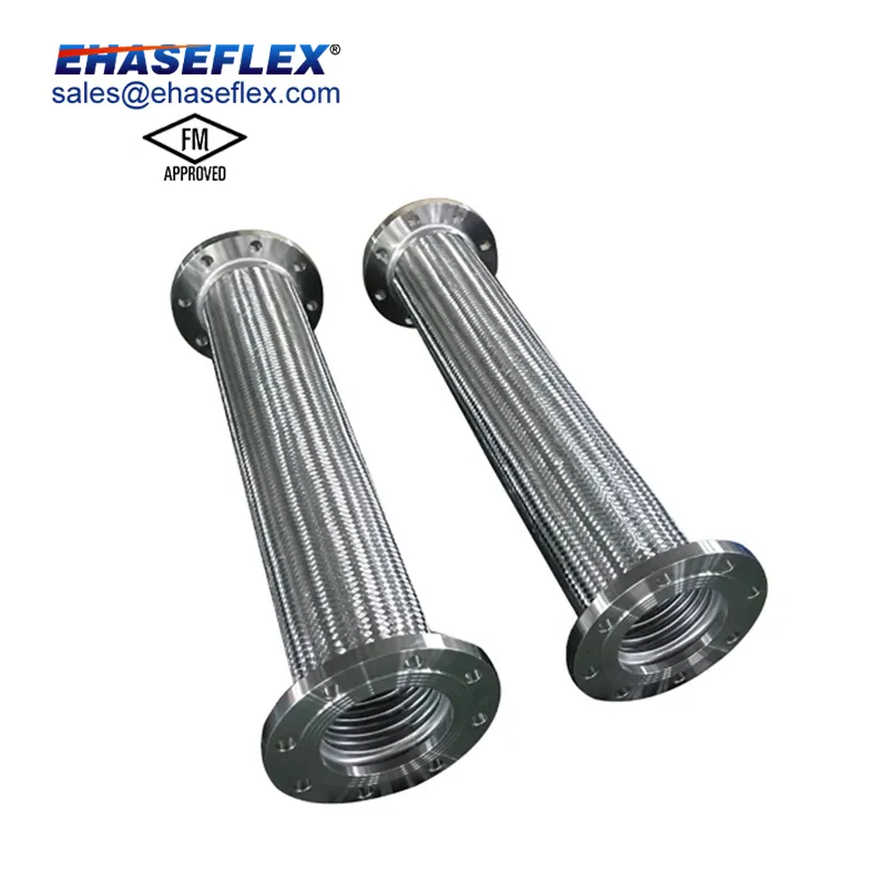 FM Certificated Braided Stainless Steel Metal Shockproofflexible Joint