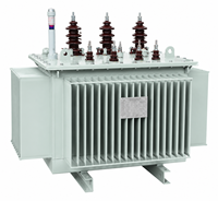 Transformateur triphasé à noyau amorphe rempli d'huile série SH15-M 10KV 30KVA-2500KVA à faibles pertes