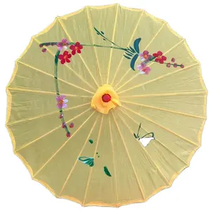 पर्यटक स्मृति चिन्ह और विज्ञापन उपहार के लिए थोक रंगीन पारंपरिक चीनी रेशम छतरी