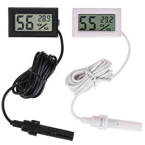 Thermomètre hygromètre numérique - Moniteur de température et d'humidité intérieure et extérieure avec écran LCD pour la maison, le bureau et la serre - Product Image 1