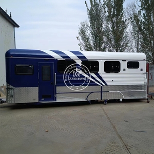 Remorque de transport de luxe pour 3 chevaux avec espace habitable et chariots – Idéale pour un transport efficace des chevaux - Product Image 4