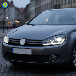 Faro Anteriore YU GUANG per Accessori Auto Volkswagen <span class=keywords><strong>2010</strong></span> 2012 VW <span class=keywords><strong>GOLF</strong></span> <span class=keywords><strong>6</strong></span> MK6 a <span class=keywords><strong>GOLF</strong></span> 7 MK7 con Lenti di Aggiornamento e Fanale a LED - Product Image 4