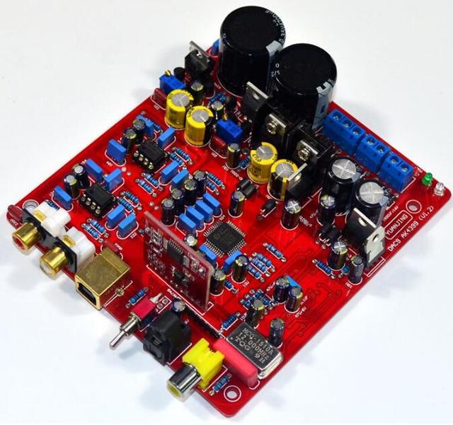 New AK4399+WM8805+PCM2706 HiFi audiophile DAC decoding fiber coaxial USB input