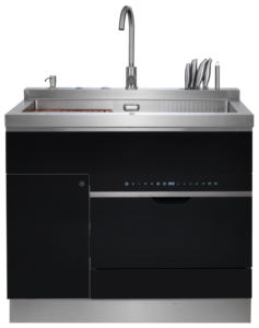 Gexiang fabbrica acciaio inossidabile moderno lusso Smart 3-in-1 lavelli da cucina lavastoviglie da incasso - Product Image 3