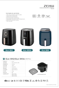 <span class=keywords><strong>Freidora</strong></span> de <span class=keywords><strong>Aire</strong></span> Eléctrica Doméstica de Alta <span class=keywords><strong>Calidad</strong></span>, Moderna, de Plástico, con Doble Canasta Cuadrada, Control Digital, Revestimiento Antiadherente, Saludable, al <span class=keywords><strong>Mejor</strong></span> <span class=keywords><strong>Precio</strong></span> - Product Image 2