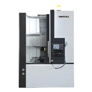 high precision VK600 vertical type cnc lathe machine with 8-station turret from China factory