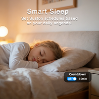 Interrupteur intelligent mural Bilihondim certifié Matter, contact sec, 1 canal, 200W, sans fil, portée 30m, compatible Google Assistant