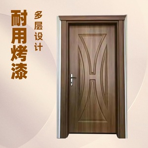 Porte en bois mélaminé Sofia 2740 mm, cadre en bois massif, porte intérieure avec rembourrage en panneaux de particules - Product Image 4