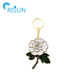 Usine personnalisée <span class=keywords><strong>Yorkshire</strong></span> <span class=keywords><strong>blanc</strong></span> Rose émail porte-clés porte-clés Logo personnalisé <span class=keywords><strong>Yorkshire</strong></span> Y comté drapeau porte-clés porte-clés Llavero - Product Image 2
