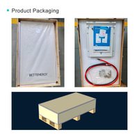 Batterie de stockage d'énergie domestique 10 kWh LiFePO4 51,2 V 200 Ah, alimentation de secours solaire pour usage domestique et résidentiel
